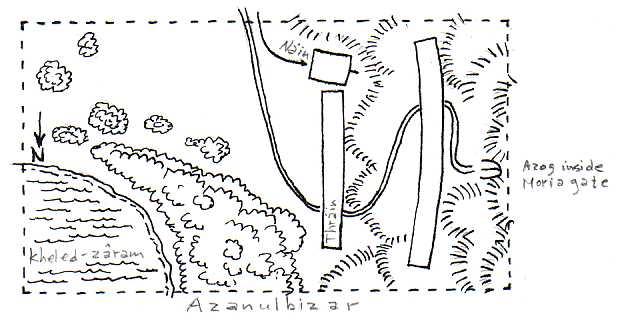 map of Azanulbizar