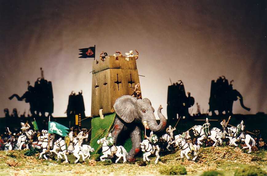 Mmakil and Riders of Rohan war-gaming miniatures